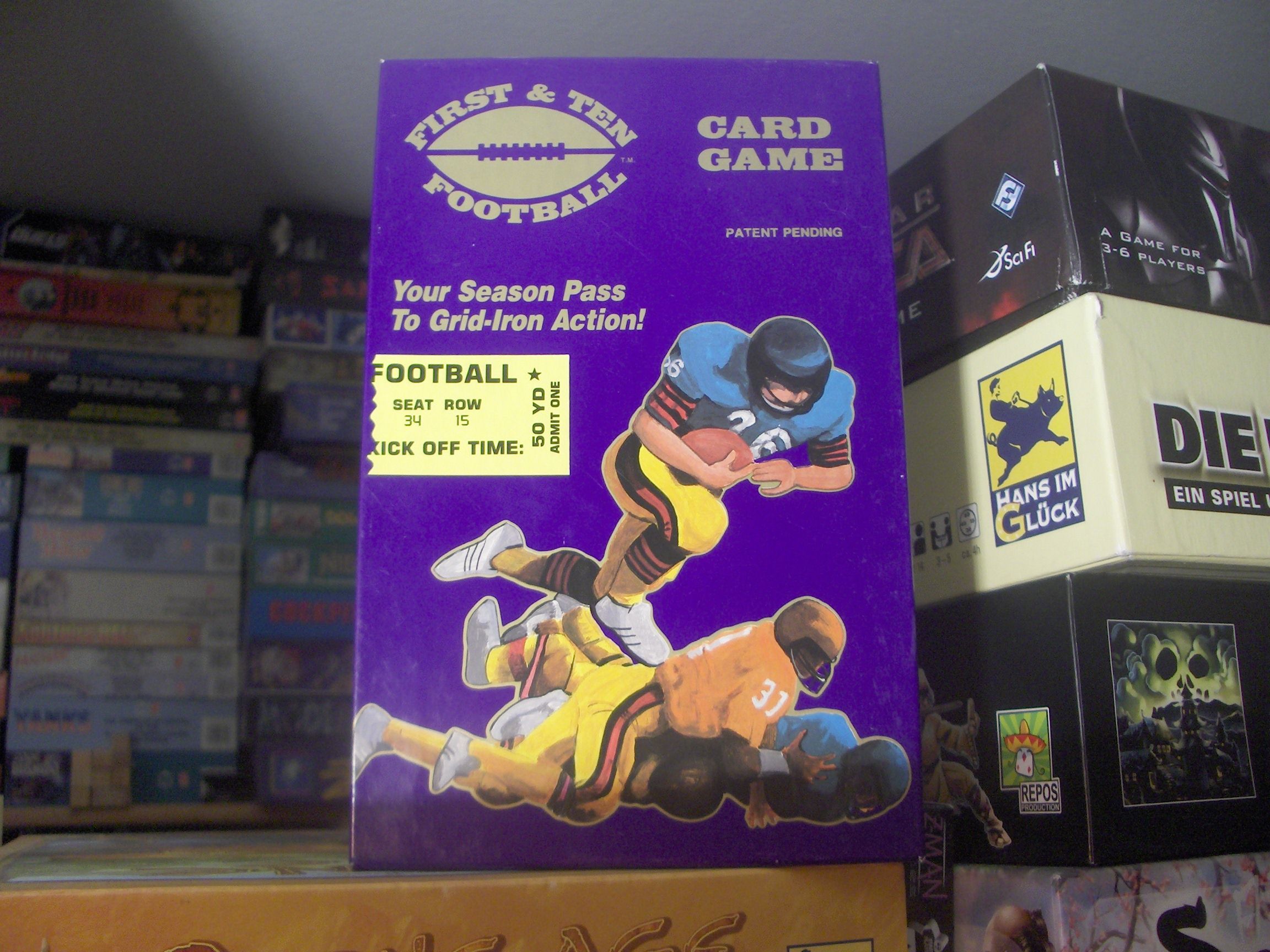 First & Ten Football Card Game