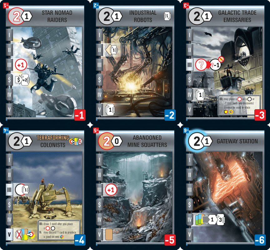 Race for the Galaxy: New Worlds Promo Cards