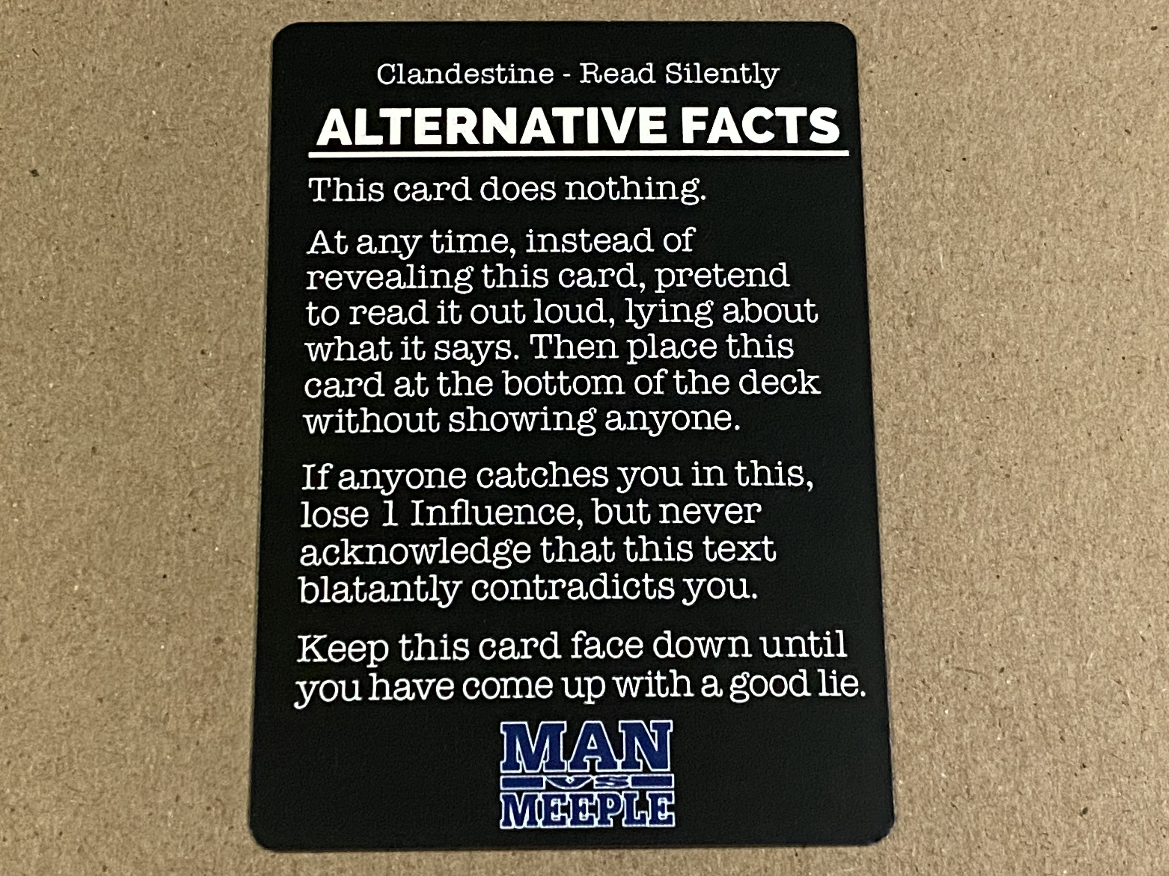 We're Doomed!: Alternative Facts Promo Card