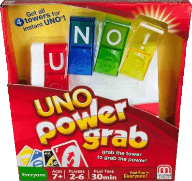 2012 Mattel Family & Kids Game Details about   Uno Power Grab PARTS ONLY See Description 