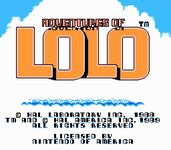 Video Game: Adventures of Lolo