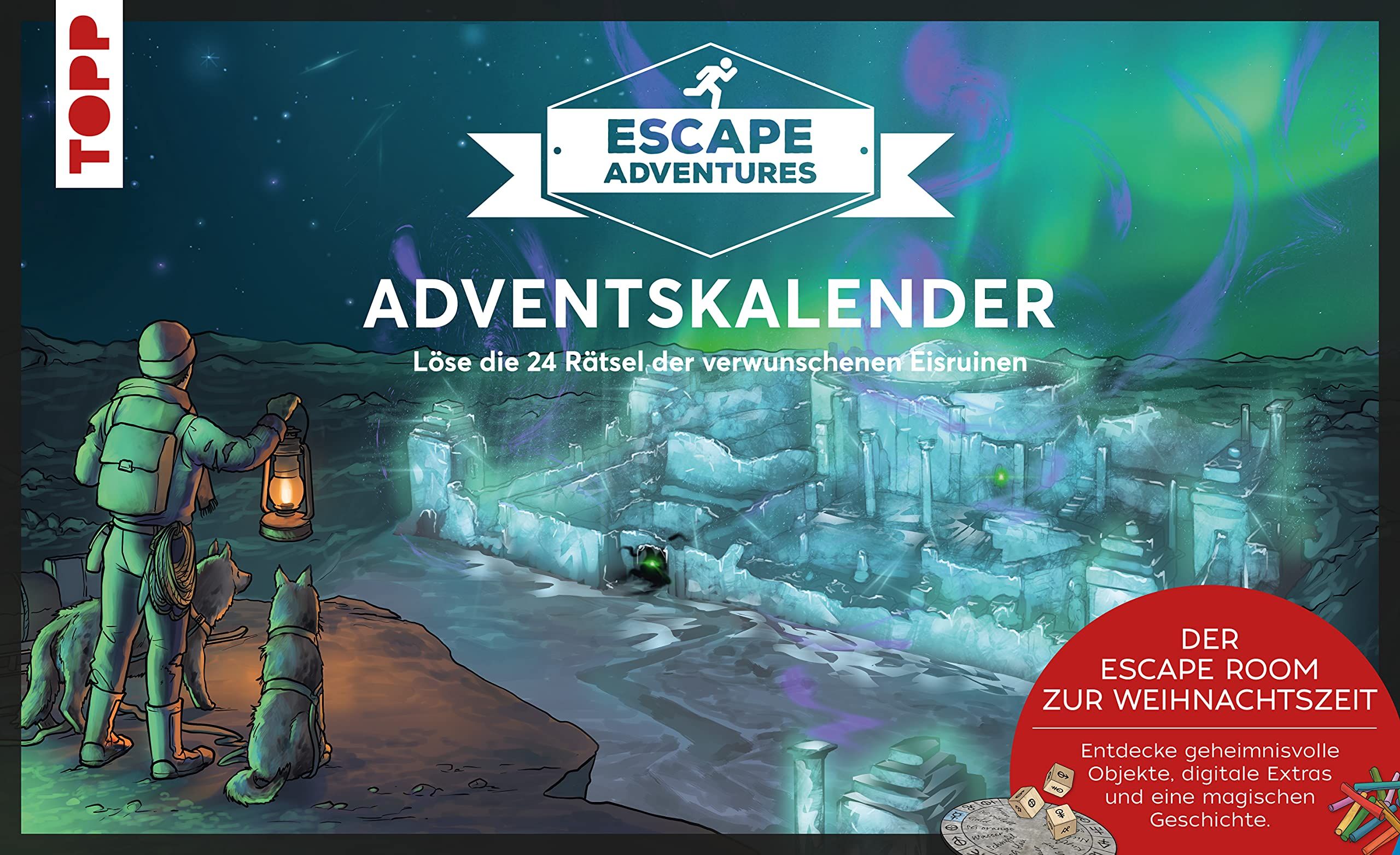 Escape Adventures Adventskalender: Die verwunschenen Eisruinen cover