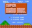 Video Game: Super Mario Bros.