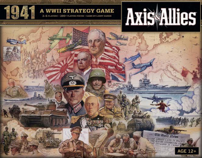 Axis&Allies 1941 Battleboard Axis and Allies AAA 