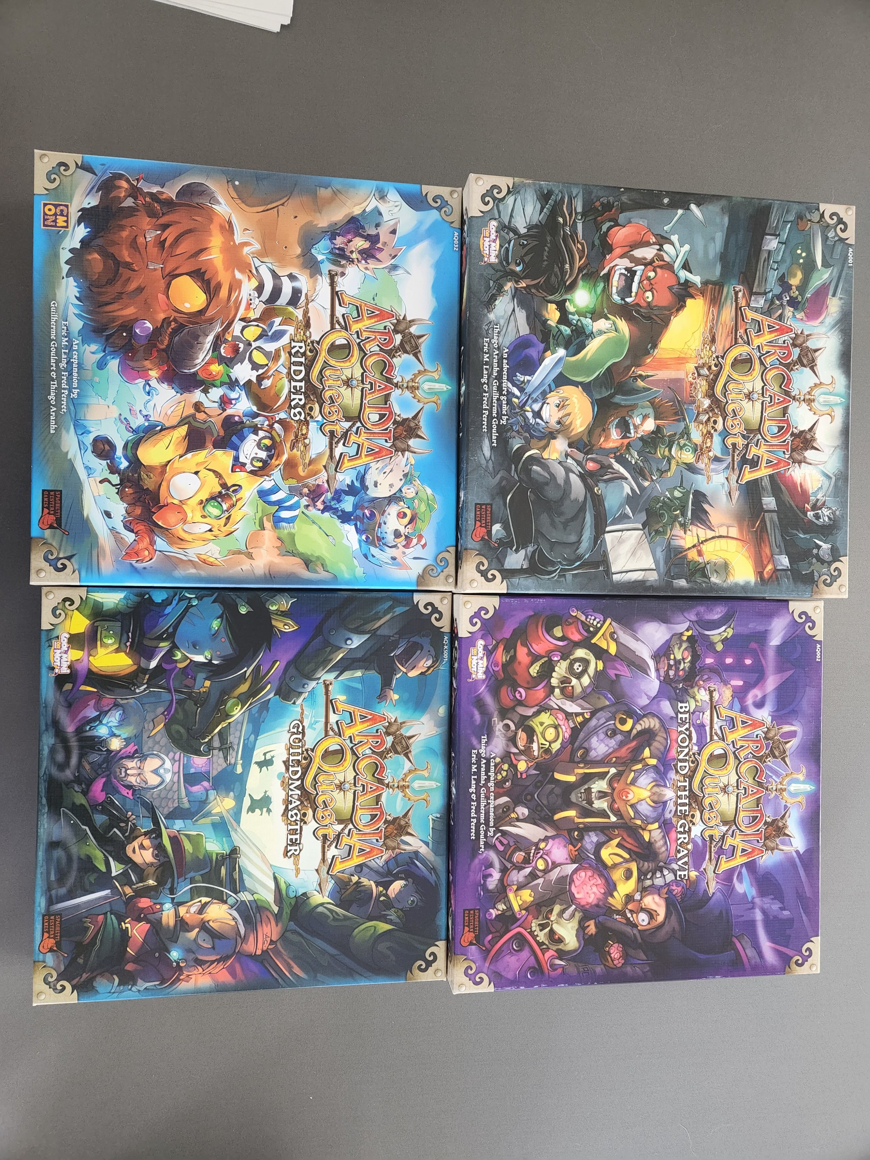 Juego de mesa Dungeon: Arcadia Quest Crossover Kit