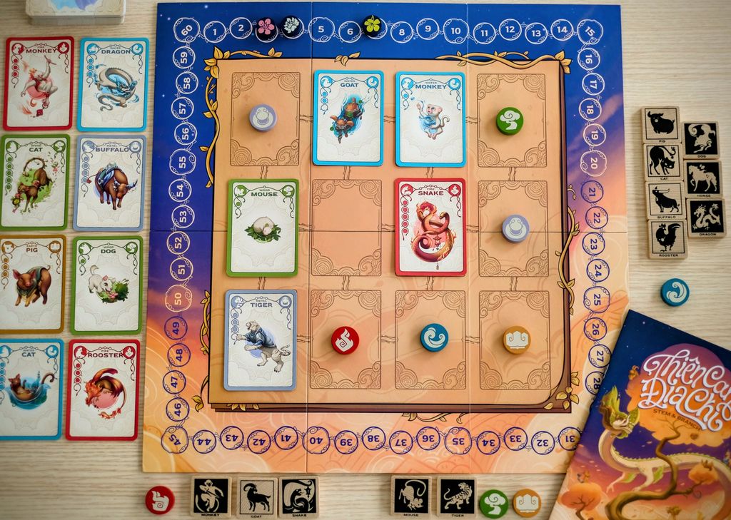 Illustration 1 de Stem & Branch: Scrolls, Statues, and Stamps Expansions