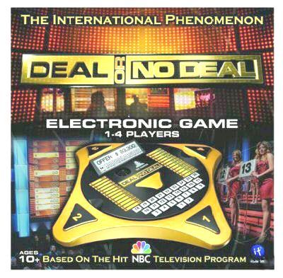 Irwin Deal or No Deal Tabletop with Dial Wheel Electronic Game Deluxe Edition 