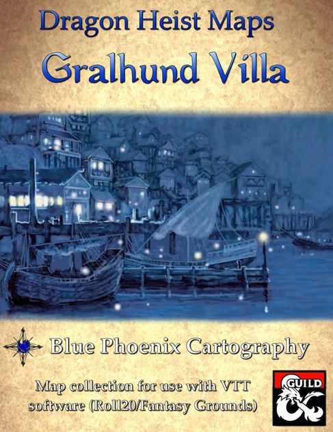 Dragon Heist Maps: Gralhund Villa | RPG Item | RPGGeek