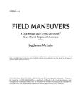 RPG Item: GRM1-12: Field Maneuvers