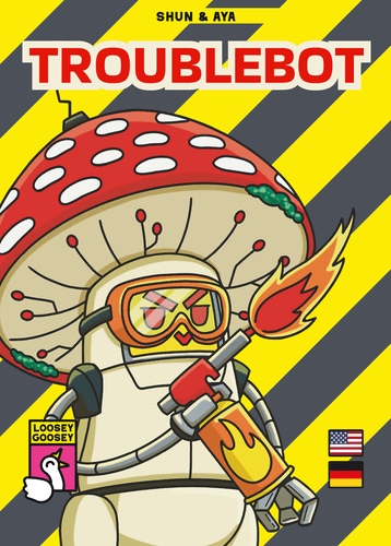 Troublebot, Loosey Goosey Games, 2025 — 표지(출판사 제공 이미지)