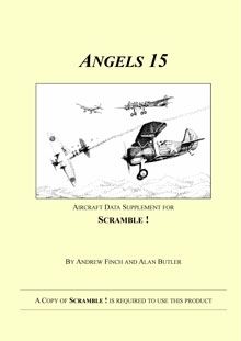 Angels 15: Aircraft Data Supplement for Scramble! box art