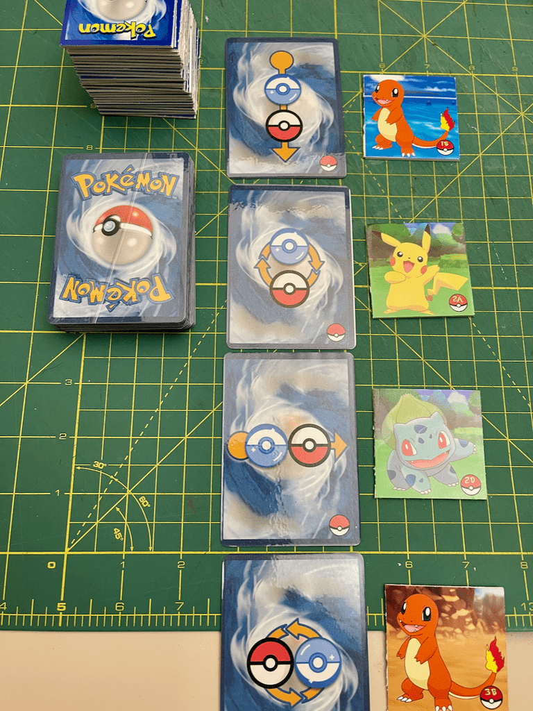pokemon card game board print Pokemon TCG Solid Blue Playmat main image 1
