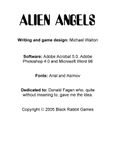 RPG Item: Alien Angels