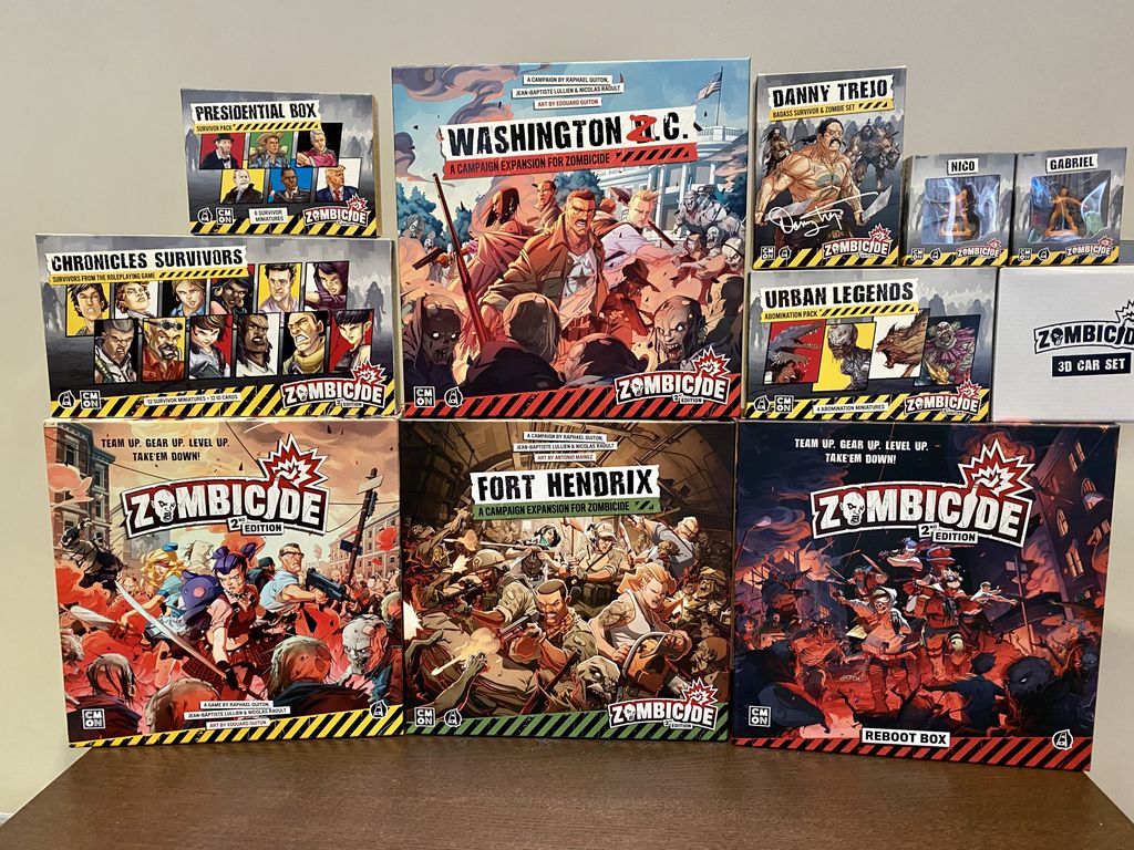CMON Games Washington ZC Expansion For Zombicide 2nd Edition RPG