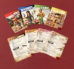 Zombie 15': Hero Backstory cards