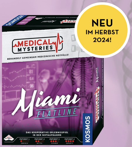 Board Game: Medical Mysteries: Miami Flatline