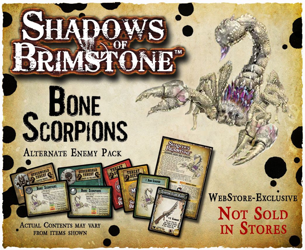 Shadows of Brimstone: Bone Scorpions XL-Sized Alternate Enemy Duo Pack cover