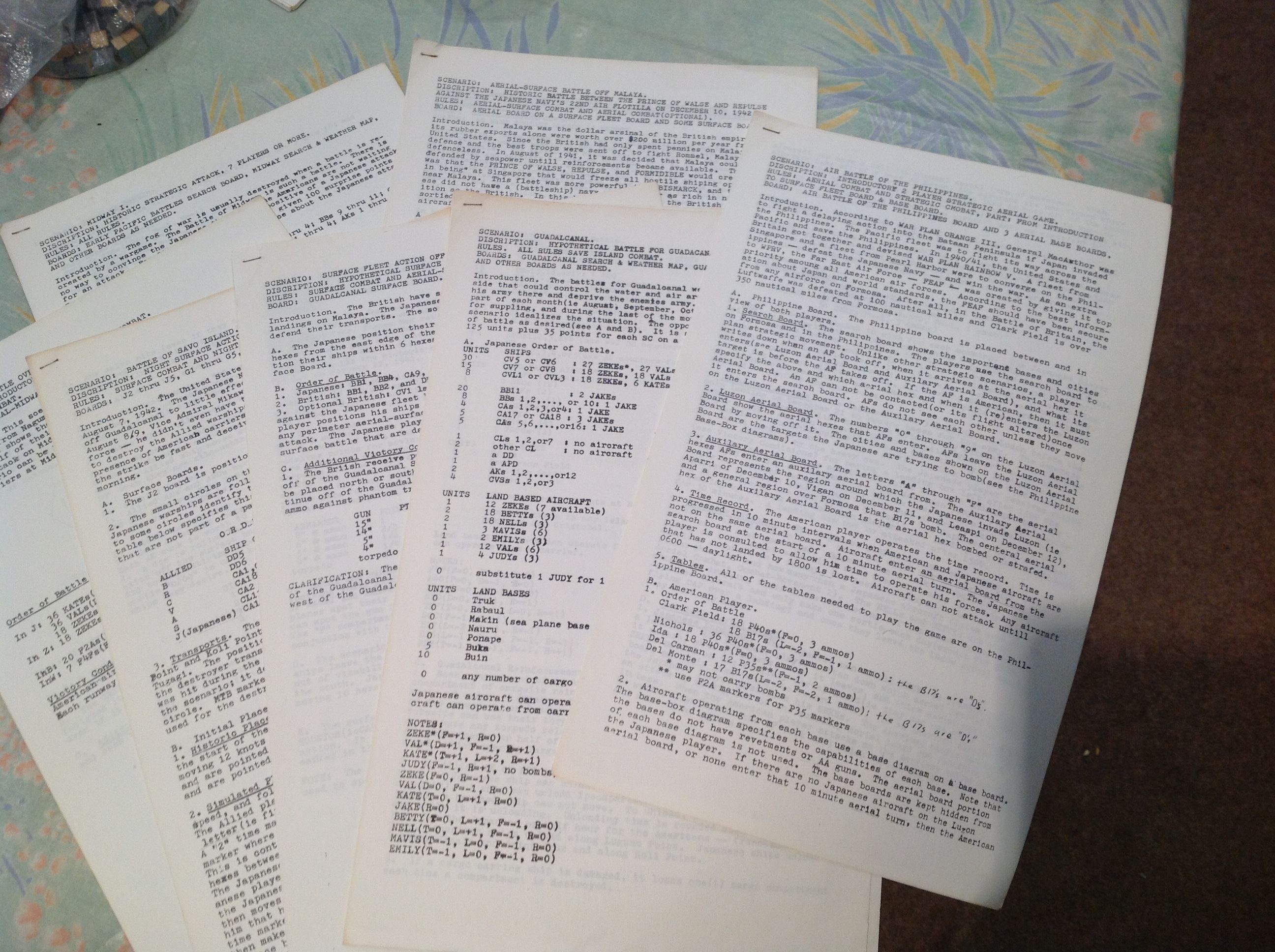 Early Pacific Battles