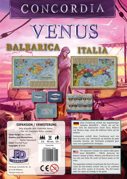 Concordia Venus Expansion Rio Grande Games B07L8YFB7X