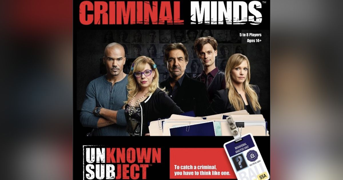 Criminal Minds: Unknown Subject | Board Game | BoardGameGeek