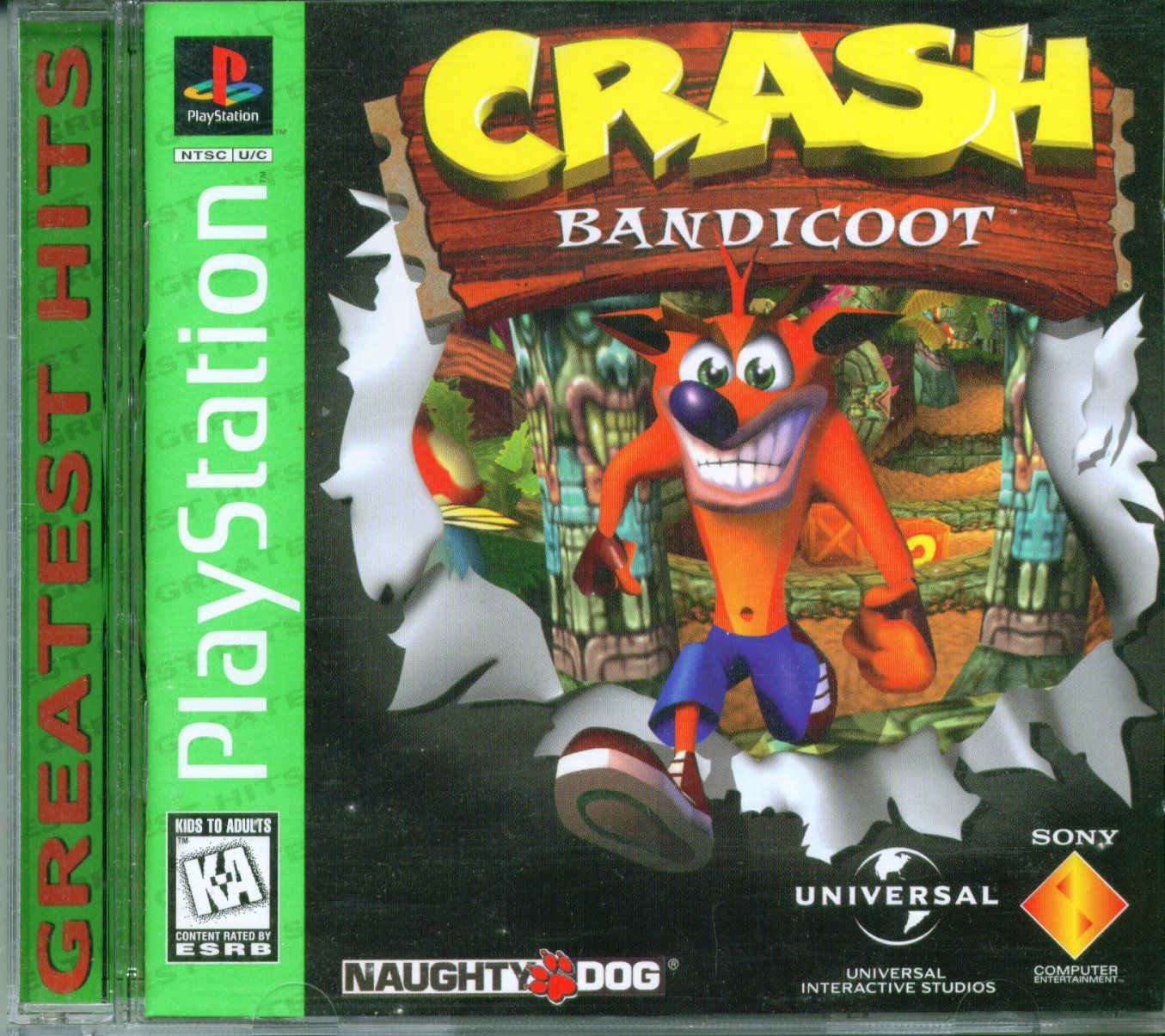 Crash Bandicoot box art