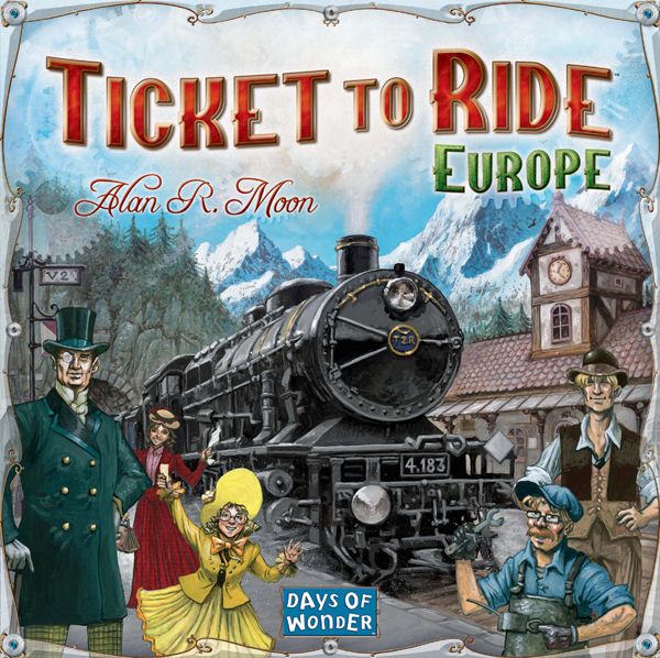Ticket to ride Europe (For 2-5 players; Ages 8+; 30-60 mini.)
