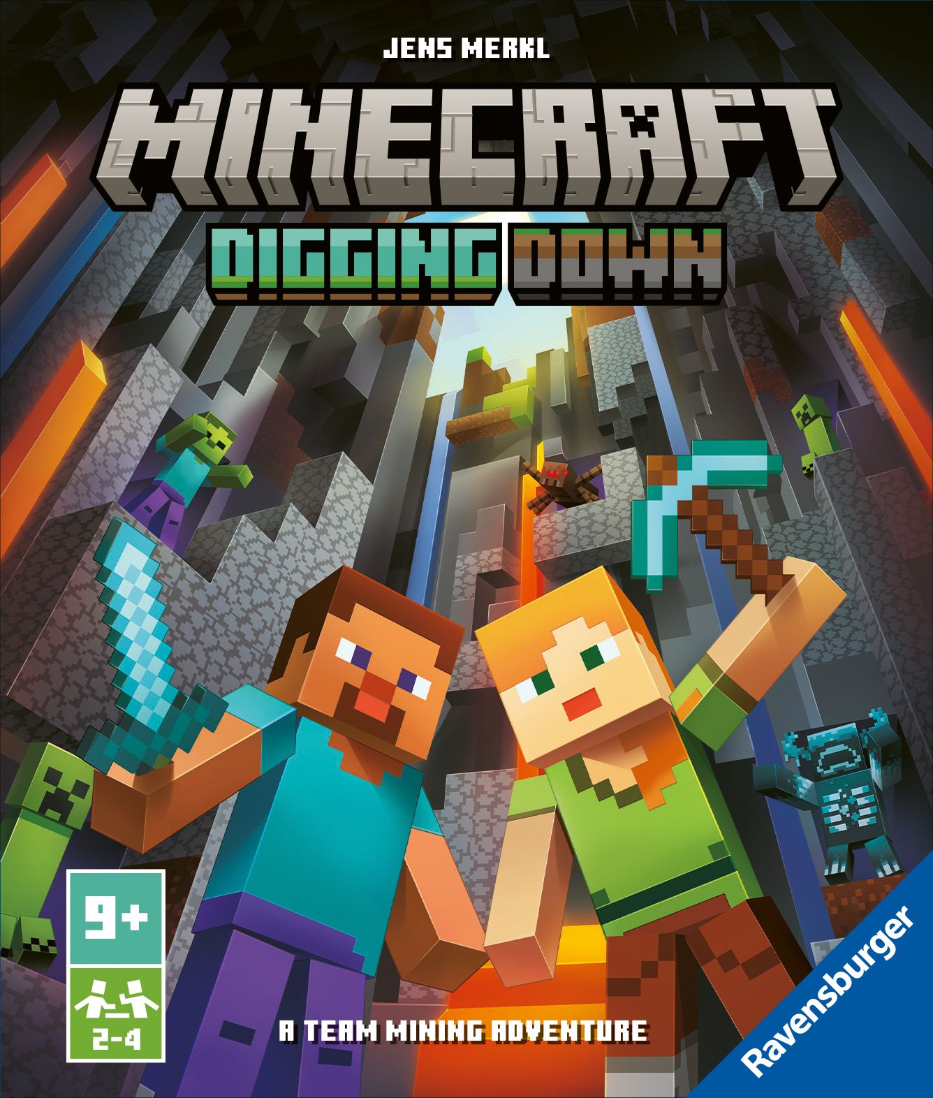 Minecraft Digging Down