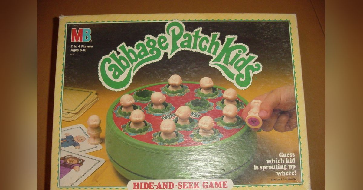Cabbage patch kids hide store and seek game