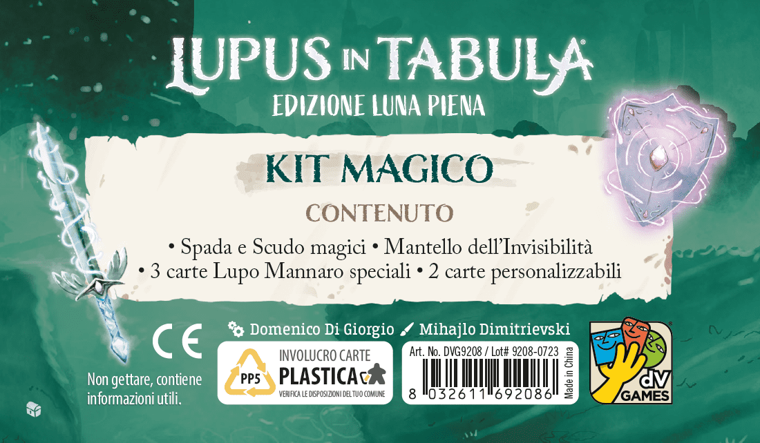 Lupus in Tabula: Edizione Luna Piena – Kit magico