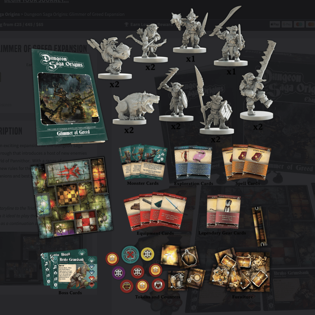 Illustration 2 de Dungeon Saga Origins – The Game of Classic Fantasy Adventure