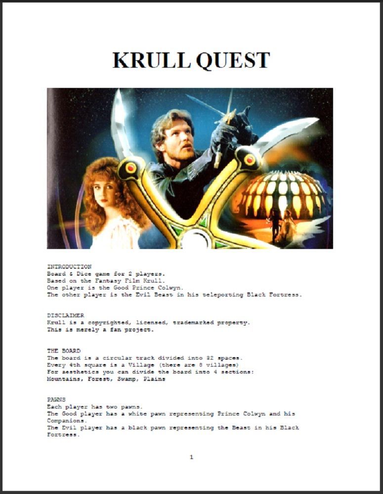 Krull Quest cover art