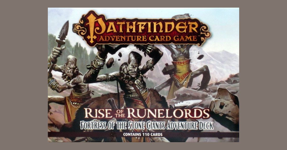 Rise of the Runelords : Fortress of the Stone Giants Adventure