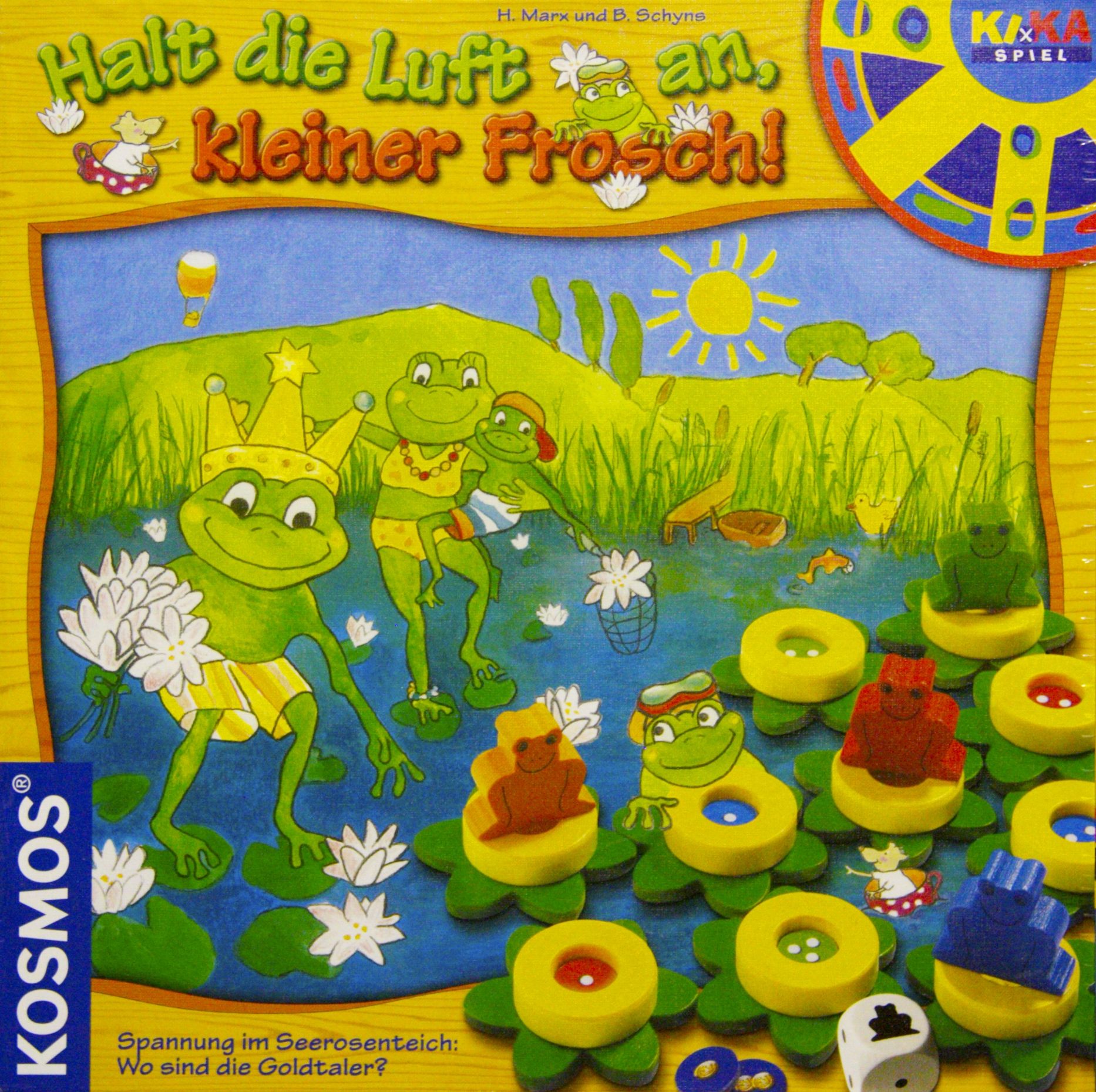 Halt die Luft an, kleiner Frosch