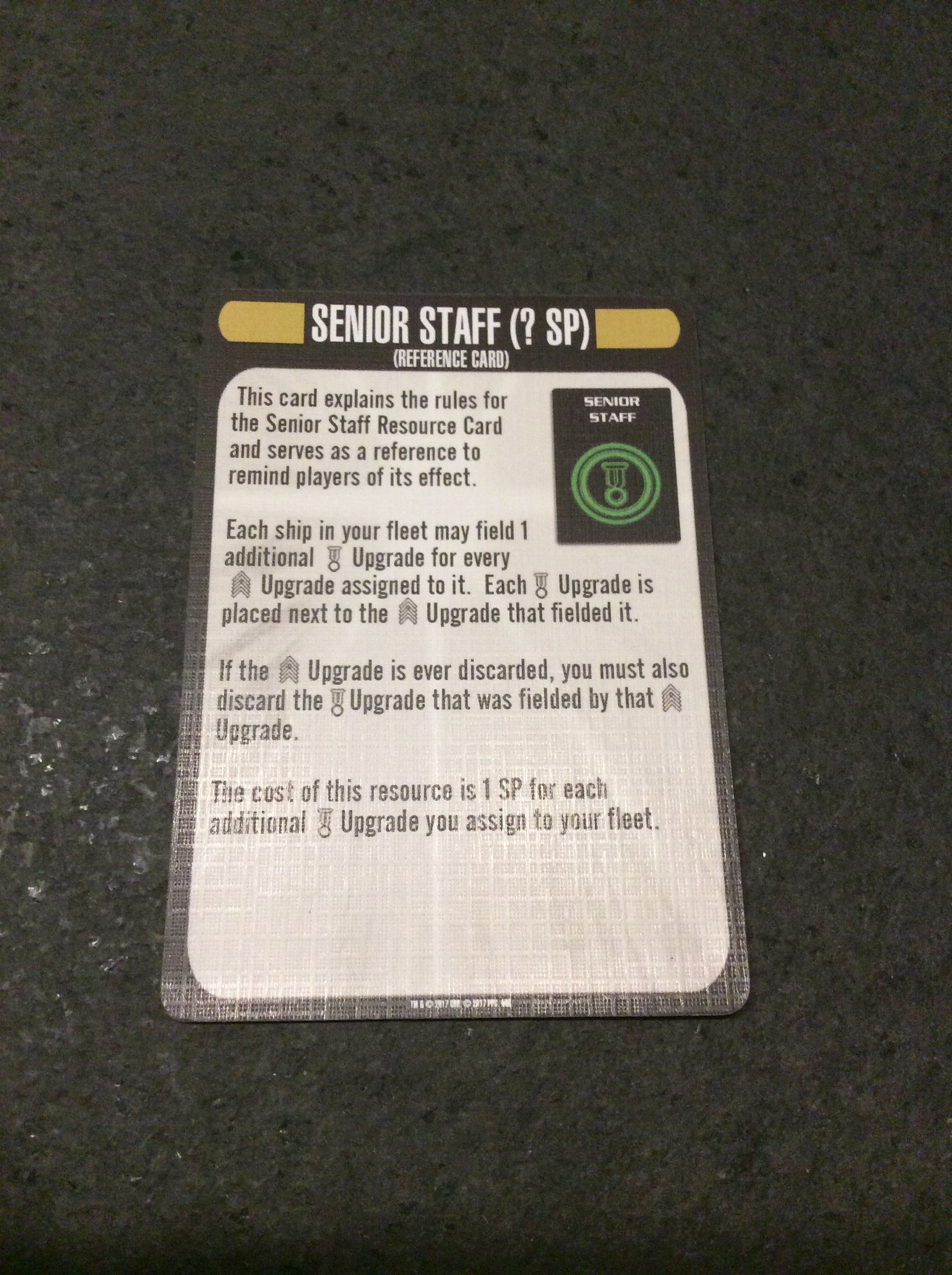 Star Trek: Attack Wing – Senior Staff Resource