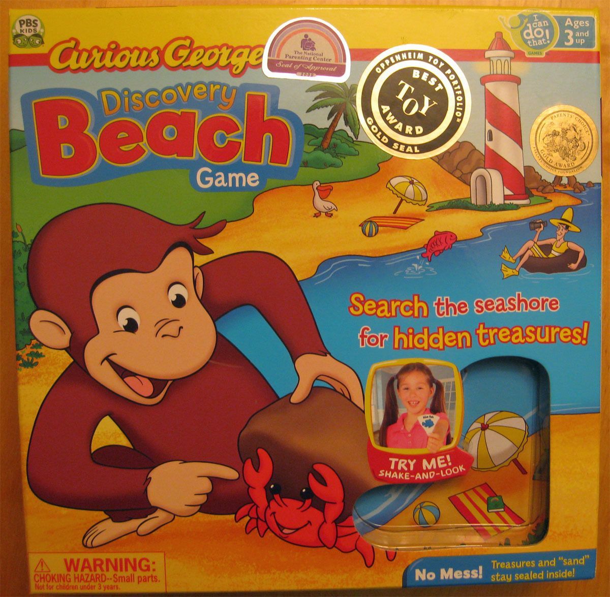 Boîte du jeu Curious George: Discovery Beach Game