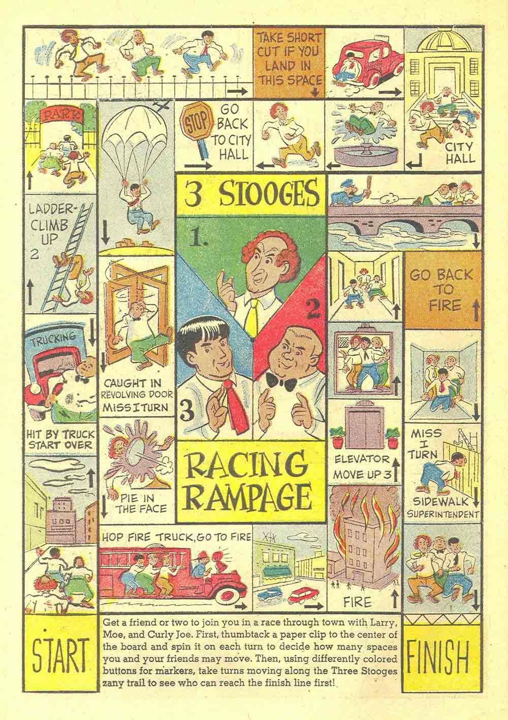 Coperta 3 Stooges Racing Rampage