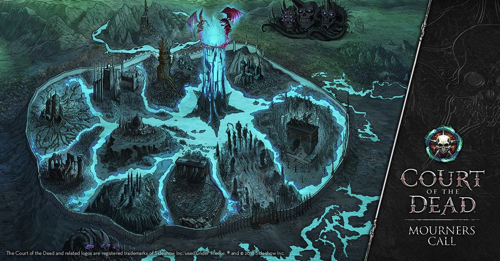 Illustration 7 de Court of the Dead: Mourners Call Board Game