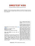 RPG Item: Sweetest Kiss
