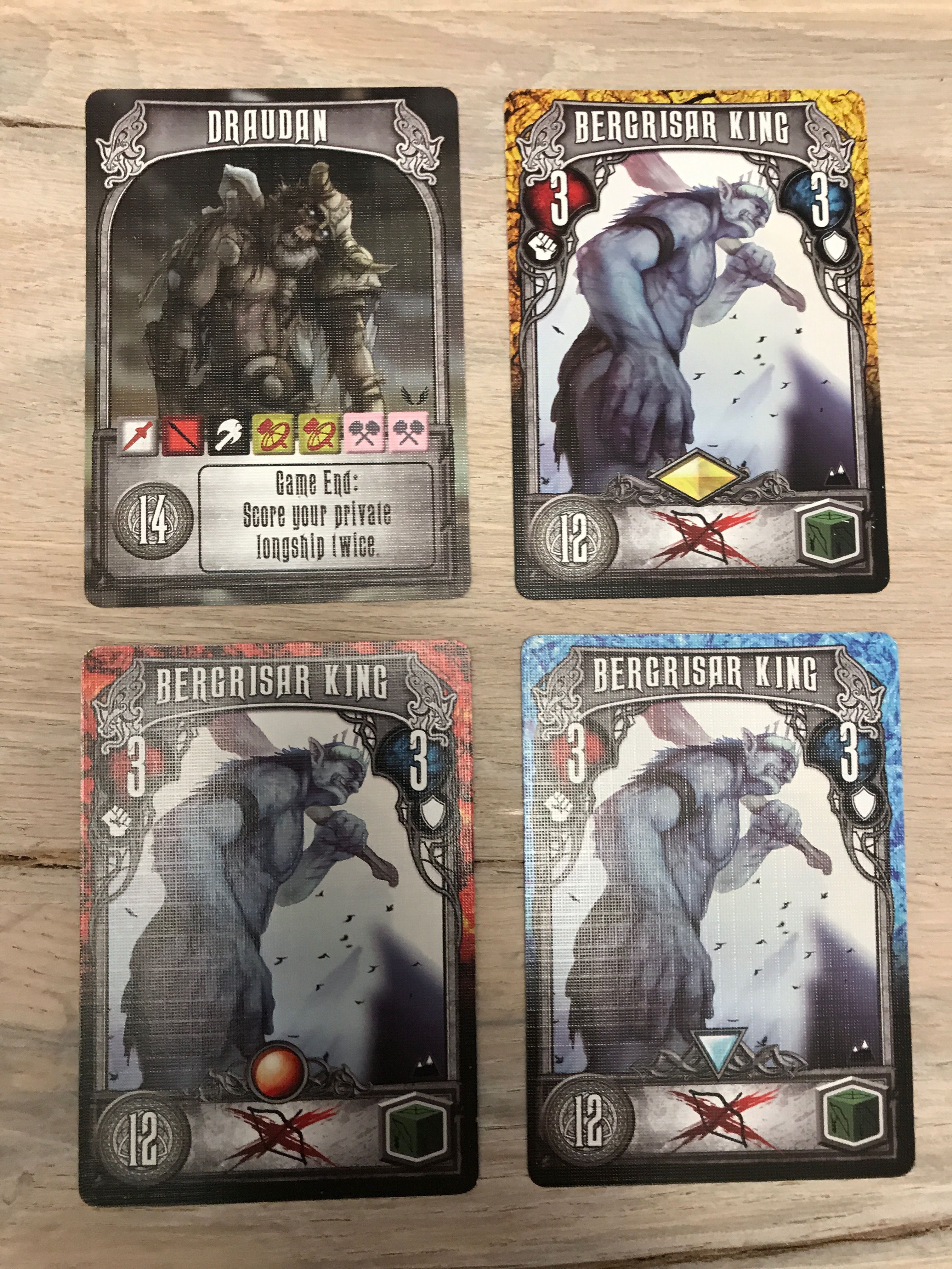 Champions of Midgard: Draudan and Bergrisar King Promo Cards