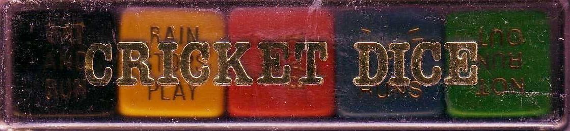 Cricket Dice