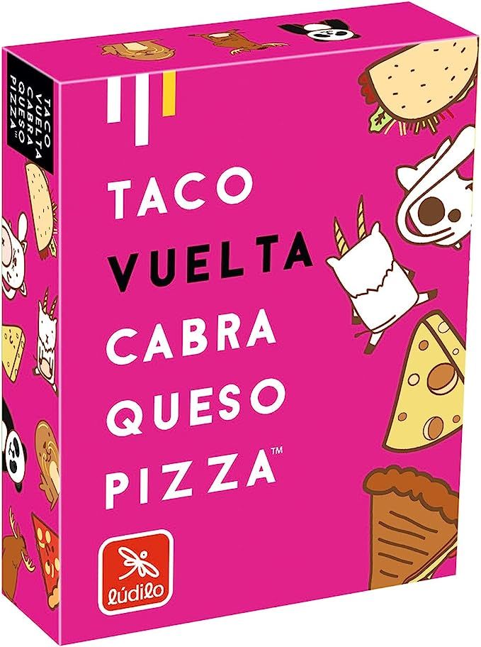 Taco, vuelta, cabra, queso, pizza