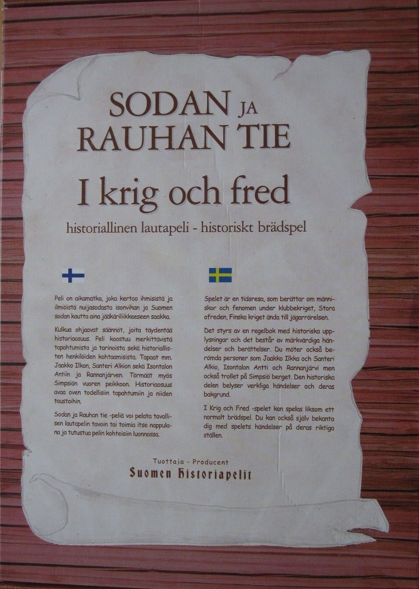Sodan ja rauhan tie