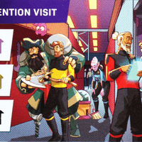 Starship Captains: Convention Visit Promo Card