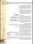 RPG Item: The Ettin's Riddle