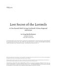 RPG Item: VEL3-01: Lost Secret of the Lortmils