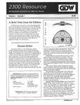 Issue: 2300 Resource (Volume 1, Issue 1 - Jul 1991)