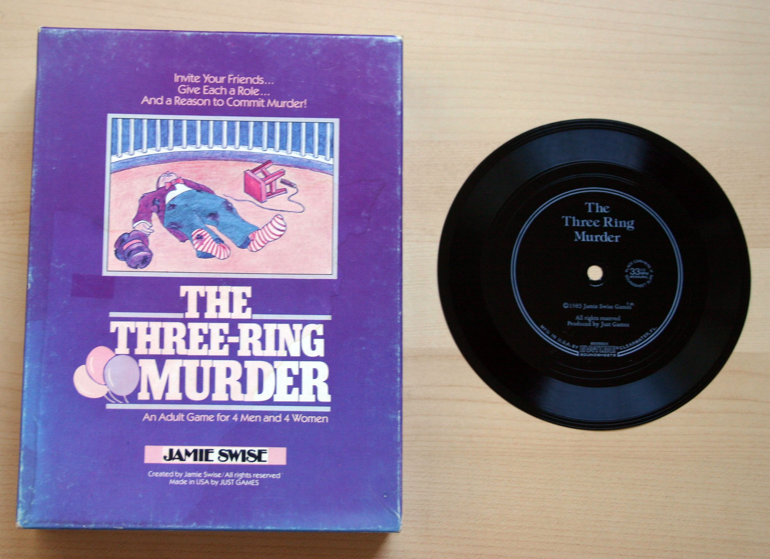 Jamie Swise Mystery Games: The Three-Ring Murder