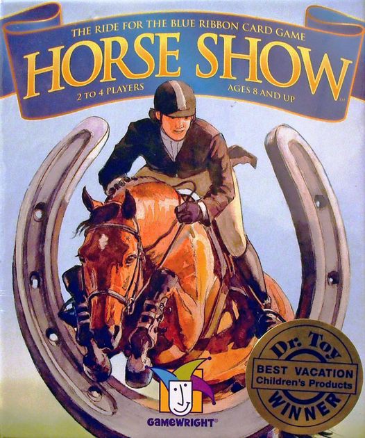 Horse Show Card Game Gamewright Kids NEW SEALED 8 & Up Equestrian Lovers 