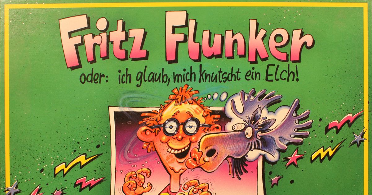 Fritz Flunker: oder – ich glaub, mich knutscht ein Elch! | Board Game ...