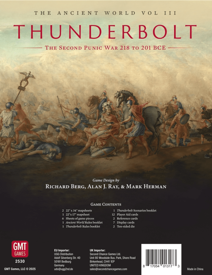 Thunderbolt: The Ancient World, Vol. III – 218-208 B.C. box art